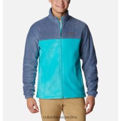 Columbia Columbia Dark Mountain/Bright Aqua chaqueta polar con cremallera completa Steens Mountain 2.0 para hombre, talla alta DV66DP283 montaña oscura agua brillante