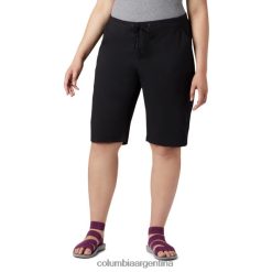 Columbia columbia negra en cualquier momento al aire libre largo corto DV66DP269 negro