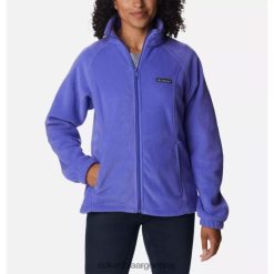 Columbia Columbia Purple Lotus chaqueta polar con cremallera completa Benton Springs para mujer DV66DP6247 loto morado