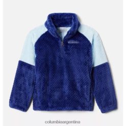 Columbia Columbia zafiro oscuro/azul primavera Fire Side II forro polar sherpa con media cremallera para niña DV66DP3349 zafiro oscuro azul primavera