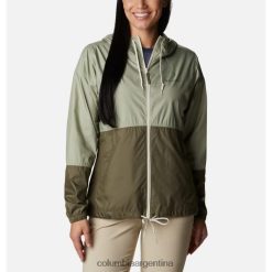 Columbia Cortavientos columbia flash forward para mujer safari/verde piedra DV66DP11573 safari piedra verde
