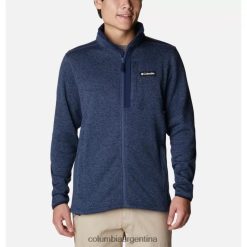 Columbia Dark Mountain Heather suéter para hombre chaqueta polar con cremallera completa Columbia DV66DP3126 brezo de montaña oscuro