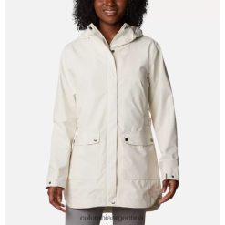 Columbia gabardina aquí y allá para mujer columbia chalk DV66DP7437 tiza