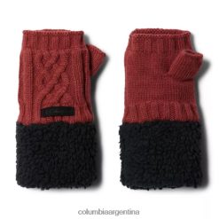 Columbia guantes sin dedos cutie cableados para mujer columbia marsala rojo DV66DP3597 rojo marsala
