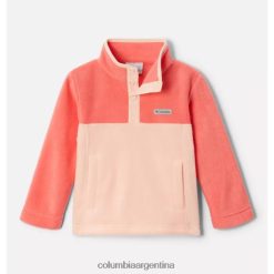 Columbia jersey de lana steens mtn quarter snap para niños pequeños flor de durazno/rosa rubor columbia DV66DP7666 flor de durazno rubor rosa
