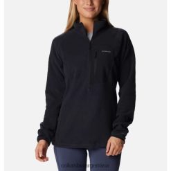 Columbia Jersey polar con media cremallera para mujer Outdoor Tracks negro columbia DV66DP5410 negro