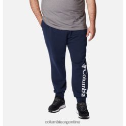 Columbia Joggers de forro polar Columbia Csc Logo II para hombre, talla extendida, color azul marino/blanco DV66DP13748 azul marino universitario blanco