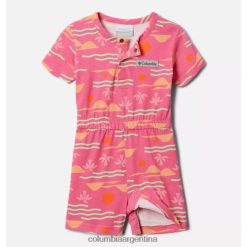 Columbia Mono corto columbia para niños pequeños con geranio salvaje junto al mar DV66DP3914 playa de geranio salvaje