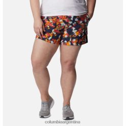 Columbia pantalones cortos cargo summerdry para mujer talla grande columbia nocturnal tifón florece multicolor DV66DP8463 El tifón florece multi