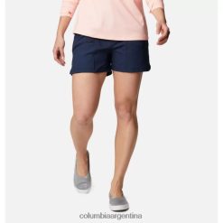 Columbia Pantalones cortos colegial azul marino para mujer PFG Skiff Guide Columbia DV66DP3702 marina colegiada
