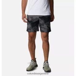 Columbia pantalones cortos con cinturón wallowa para hombre columbia black mod camo DV66DP9583 camuflaje mod negro