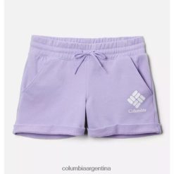 Columbia pantalones cortos de felpa francesa columbia trek para niña columbia frosted purple DV66DP5613 morado helado