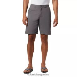 Columbia Pantalones cortos PFG Blood 'n Gus para hombre City Grey Columbia DV66DP6550 ciudad gris