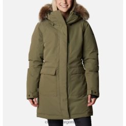 Columbia Parka con aislamiento impermeable para mujer Little Si en verde piedra Columbia DV66DP11545 piedra verde