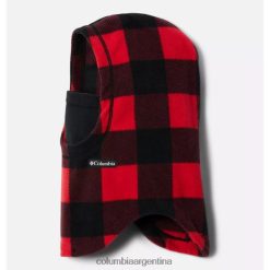 Columbia pasamontañas frosty trail para niños con estampado de cuadros en rojo montaña marca columbia DV66DP2609 estampado de cuadros rojo montaña