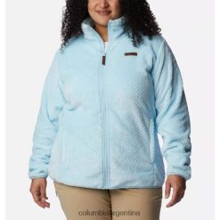 Columbia Polar de felpa con cremallera completa Fire Side II para mujer azul primavera talla grande Columbia DV66DP1758 azul primavera