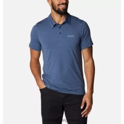 Columbia polo columbia tech trail para hombre montaña oscura DV66DP12986 montaña oscura