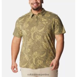 Columbia Polo Columbia Thistletown Hills para hombre Big Stone Green King Palms DV66DP9560 palmeras rey piedra verde