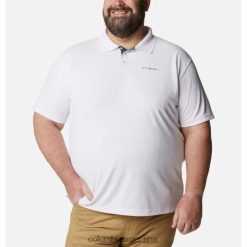 Columbia polo columbia white utiliser para hombre talla grande DV66DP7207 blanco