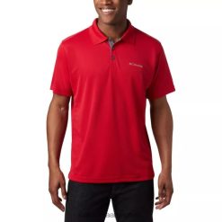 Columbia polo utilizador para hombre mountain red columbia DV66DP1510 montaña roja