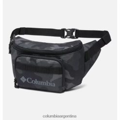 Columbia riñonera columbia black/black trad camo en zigzag DV66DP12493 negro camuflaje comercial negro