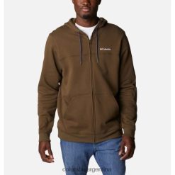 Columbia sudadera con capucha de forro polar con logo de columbia para hombre verde oliva/c ropa deportiva 2 columbia DV66DP13462 ropa deportiva verde oliva c 2