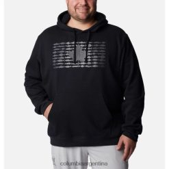 Columbia sudadera con capucha pfg fish flag ii de canada negra/gris ciudad para hombre big columbia DV66DP9870 negro ciudad gris canadá