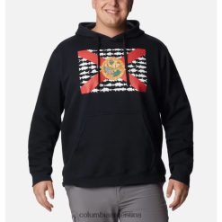 Columbia sudadera con capucha pfg fish flag ii para hombre negra/roja spark florida big columbia DV66DP4296 negro rojo chispa florida