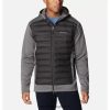 Columbia sudadera con capucha y cremallera completa con aislamiento out-shield para hombre city grey/shark columbia DV66DP8752 tiburón gris de la ciudad