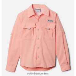 Columbia tiki pink camisa de manga larga pfg bahama para niño columbia DV66DP5760 rosa tiki