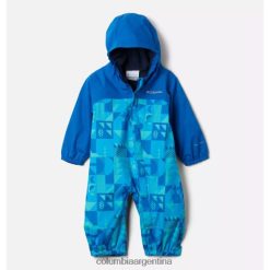 Columbia traje de lluvia infant critter jitters ii columbia bright aqua quest/bright indigo DV66DP8301 agua