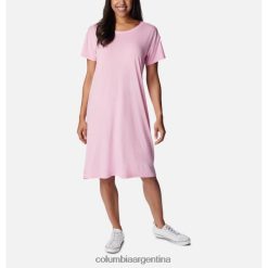 Columbia Vestido tipo camiseta de punto en cualquier momento para mujer Wild Rose Columbia DV66DP5658 Rosa salvaje