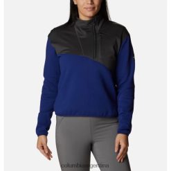 Columbia zafiro oscuro/tiburón columbia jersey híbrido columbia lodge para mujer DV66DP3497 tiburón zafiro oscuro