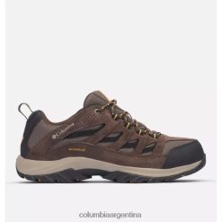 Columbia Zapato de senderismo impermeable Crestwood Columbia para barro/squash para hombre DV66DP1361 calabaza de barro